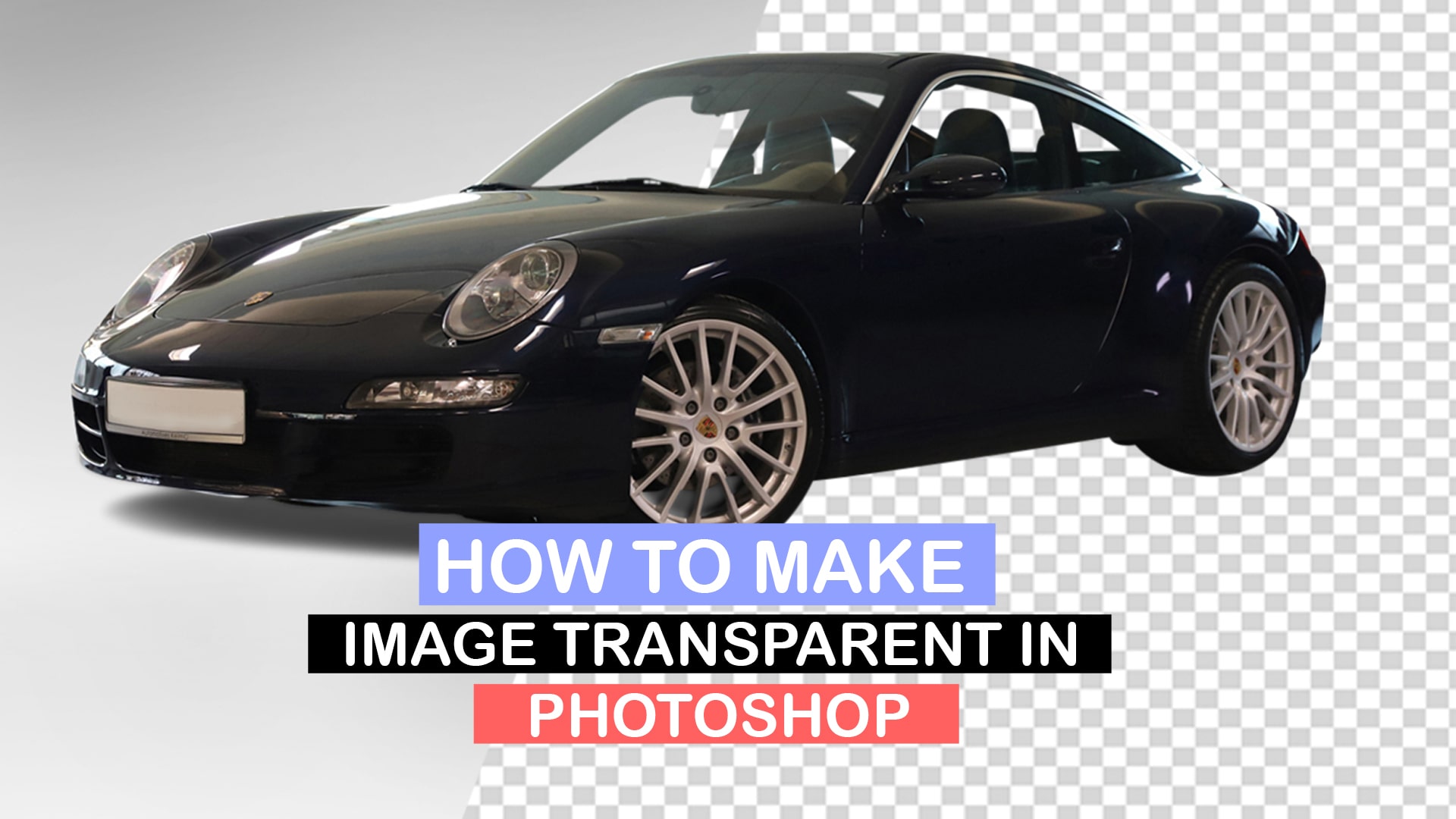how to make an image transparent in photoshop